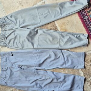 2 Pair -Adidas and Nike Medium youth boys baseball pants